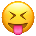 x "Lengua fuera"